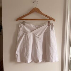 VS Pink White XL Crossover Skirt with Shorts